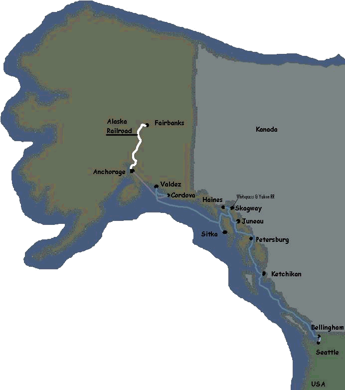 Alaska Karte